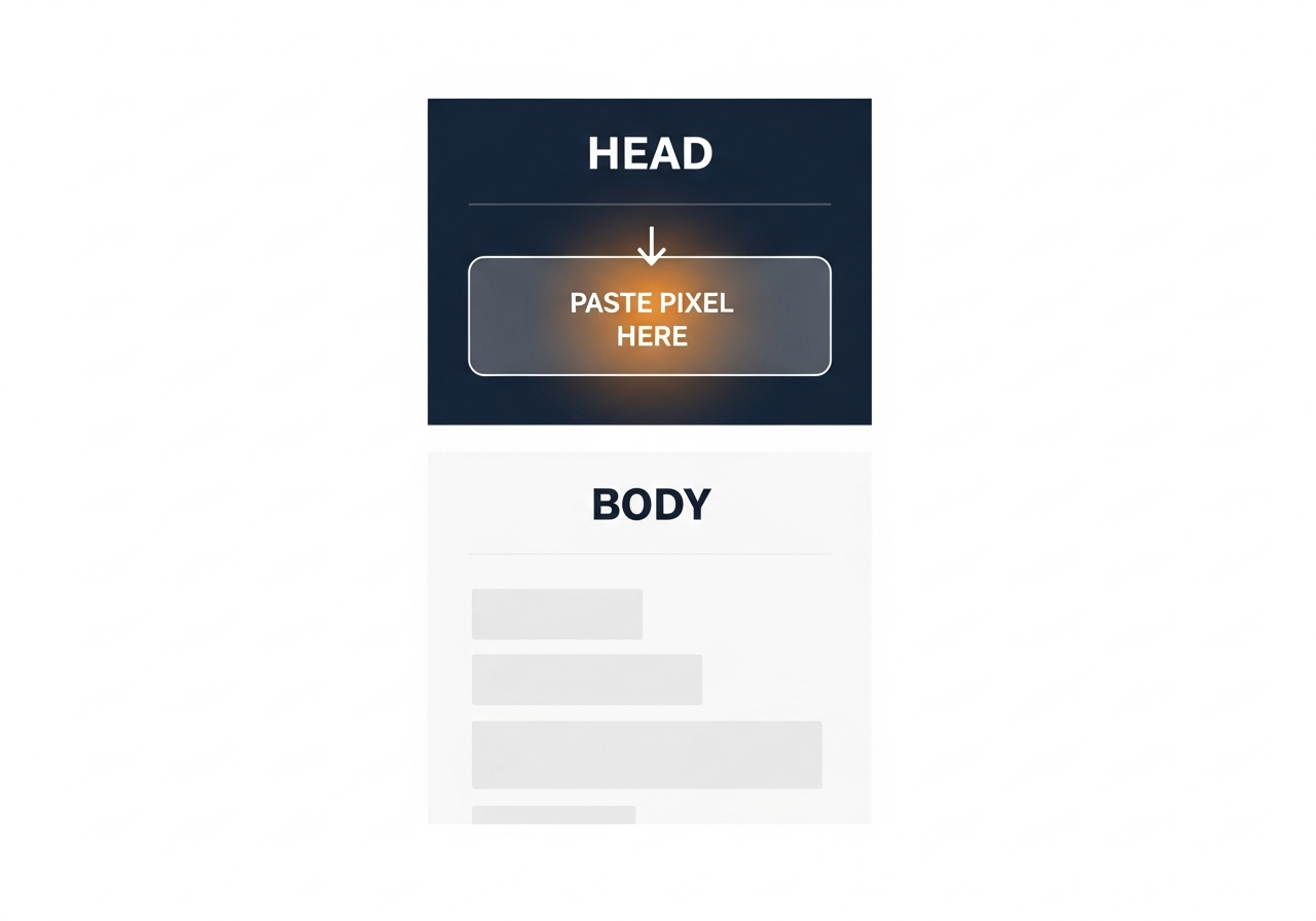 Website HEAD and BODY structure diagram